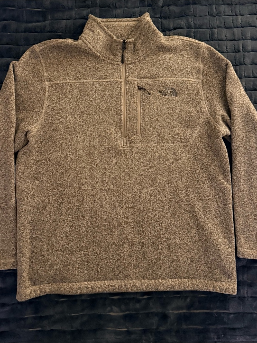 The North Face Men's Half-Zip Fleece Pullover - Brown Heather